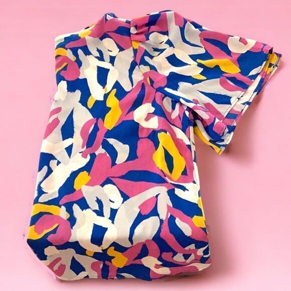 ANN TAYLOR FACTORY BLOUSE TOP MEDIUM FLUTTER SLEEVES - Picture 4 of 8